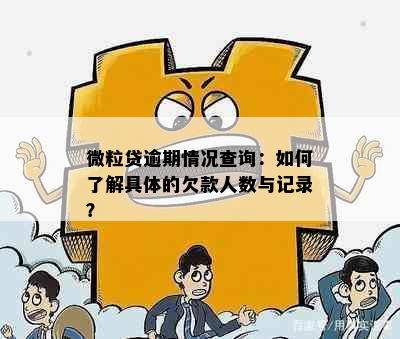 微粒贷逾期情况查询：如何了解具体的欠款人数与记录？