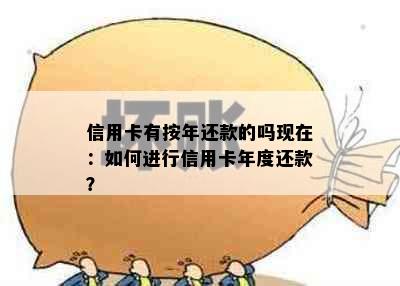 信用卡有按年还款的吗现在：如何进行信用卡年度还款？