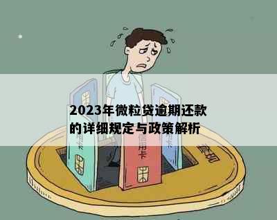 2023年微粒贷逾期还款的详细规定与政策解析