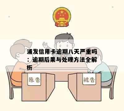 浦发信用卡逾期八天严重吗：逾期后果与处理方法全解析