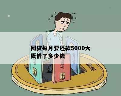 网贷每月要还款5000大概借了多少钱