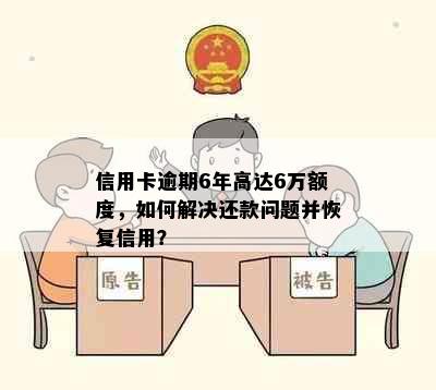 信用卡逾期6年高达6万额度，如何解决还款问题并恢复信用？