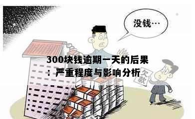 300块钱逾期一天的后果：严重程度与影响分析