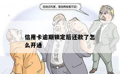 信用卡逾期锁定后还款了怎么开通