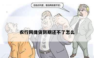 农行网捷贷到期还不了怎么