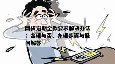 网贷逾期全款要求解决办法：合理与否、办理步骤与疑问解答