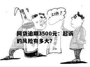 网贷逾期3500元：起诉的风险有多大？