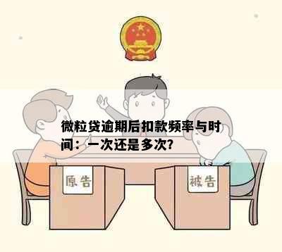 微粒贷逾期后扣款频率与时间：一次还是多次？