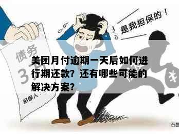 美团月付逾期一天后如何进行期还款？还有哪些可能的解决方案？