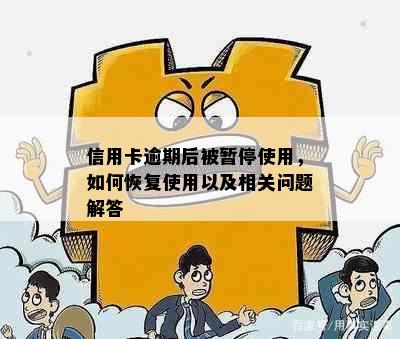 信用卡逾期后被暂停使用，如何恢复使用以及相关问题解答