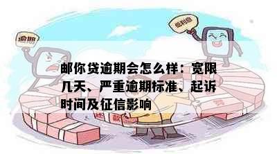 邮你贷逾期会怎么样：宽限几天、严重逾期标准、起诉时间及征信影响