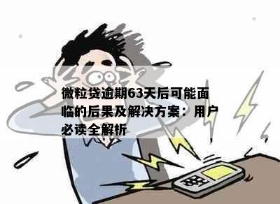 微粒贷逾期63天后可能面临的后果及解决方案：用户必读全解析