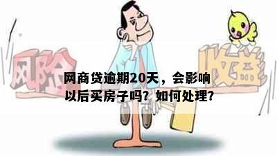 网商贷逾期20天，会影响以后买房子吗？如何处理？