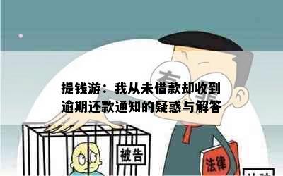 提钱游：我从未借款却收到逾期还款通知的疑惑与解答