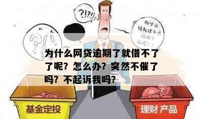 为什么网贷逾期了就借不了了呢？怎么办？突然不催了吗？不起诉我吗？