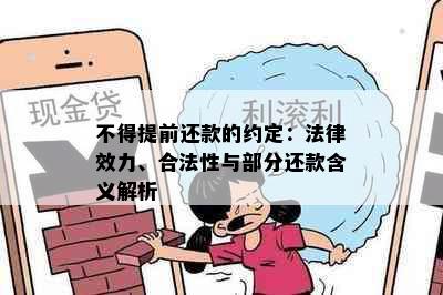 不得提前还款的约定：法律效力、合法性与部分还款含义解析