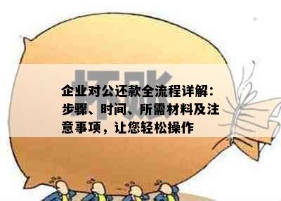 企业对公还款全流程详解：步骤、时间、所需材料及注意事项，让您轻松操作