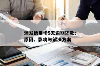 浦发信用卡5天逾期还款：原因、影响与解决方案