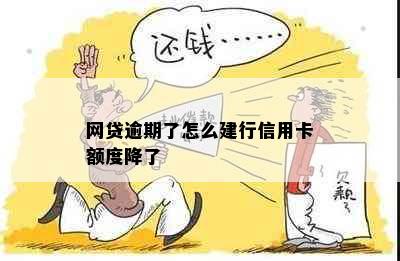 网贷逾期了怎么建行信用卡额度降了