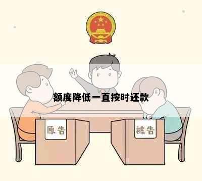 额度降低一直按时还款