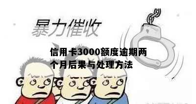 信用卡3000额度逾期两个月后果与处理方法