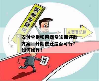 支付宝借呗网商贷逾期还款方案：分期偿还是否可行？如何操作？