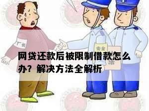 网贷还款后被限制借款怎么办？解决方法全解析