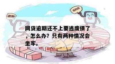 网贷逾期还不上要逃废债了，怎么办？只有两种情况会坐牢。