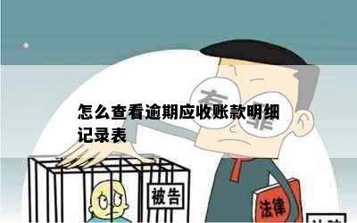 怎么查看逾期应收账款明细记录表