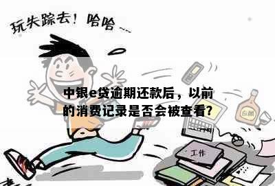 中银e贷逾期还款后，以前的消费记录是否会被查看？