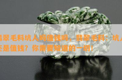 翡翠毛料坑人吗值钱吗，翡翠毛料：坑人还是值钱？你需要知道的一切！