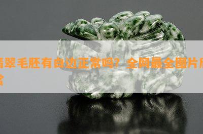 翡翠毛胚有白边正常吗？全网最全图片欣赏