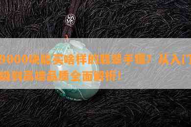 9000块能买啥样的翡翠手镯？从入门级到高端品质全面解析！