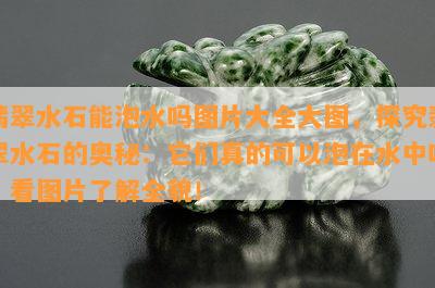 翡翠水石能泡水吗图片大全大图，探究翡翠水石的奥秘：它们真的可以泡在水中吗？看图片了解全貌！