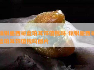 镶银墨西哥蓝珀耳饰值钱吗-镶银墨西哥蓝珀耳饰值钱吗图片