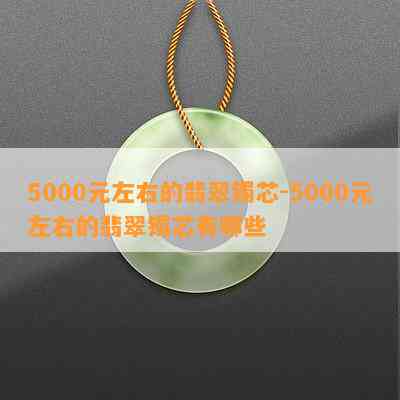 5000元左右的翡翠镯芯-5000元左右的翡翠镯芯有哪些