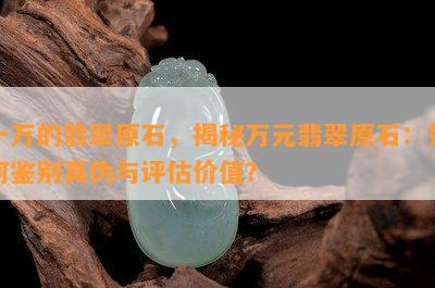 一万的翡翠原石，揭秘万元翡翠原石：如何鉴别真伪与评估价值？