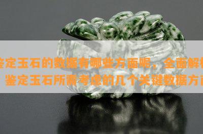 鉴定玉石的数据有哪些方面呢，全面解析：鉴定玉石所需考虑的几个关键数据方面