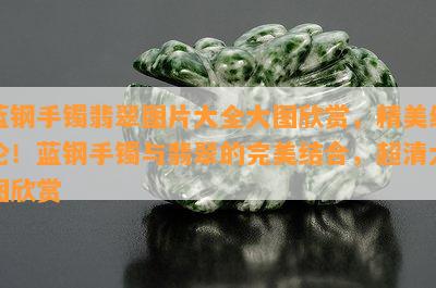 蓝钢手镯翡翠图片大全大图欣赏，精美绝伦！蓝钢手镯与翡翠的完美结合，超清大图欣赏