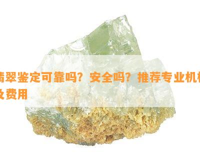 翡翠鉴定可靠吗？安全吗？推荐专业机构及费用