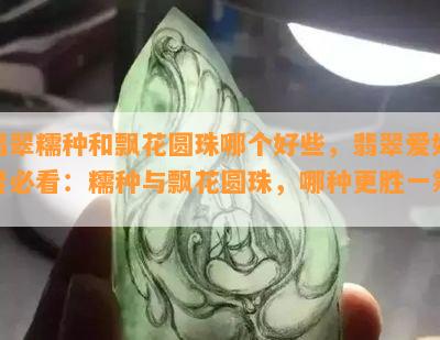 翡翠糯种和飘花圆珠哪个好些，翡翠爱好者必看：糯种与飘花圆珠，哪种更胜一筹？