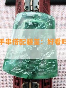 翡翠珠子手串搭配碧玺：好看吗？全图解析！