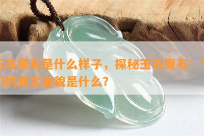 玉石原石是什么样子，探秘玉石原石：它们的真实面貌是什么？