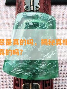 淘宝的翡翠是真的吗，揭秘真相：淘宝上的翡翠是真的吗？