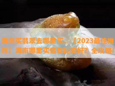 海南买翡翠去哪里买，【2023更佳推荐】海南哪里买翡翠比较好？全攻略！