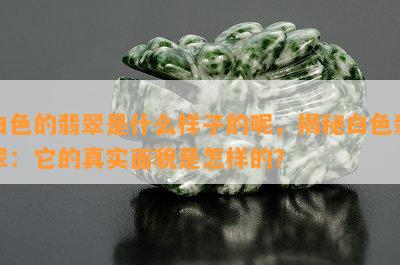 白色的翡翠是什么样子的呢，揭秘白色翡翠：它的真实面貌是怎样的？