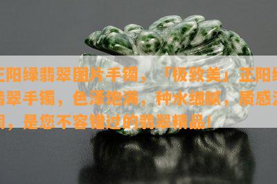 正阳绿翡翠图片手镯，「极致美」正阳绿翡翠手镯，色泽饱满，种水细腻，质感温润，是您不容错过的翡翠精品！