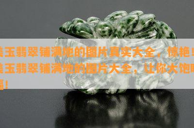 美玉翡翠铺满地的图片真实大全，惊艳！美玉翡翠铺满地的图片大全，让你大饱眼福！