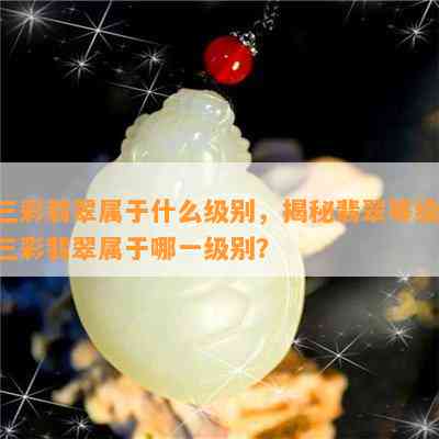 三彩翡翠属于什么级别，揭秘翡翠等级：三彩翡翠属于哪一级别？