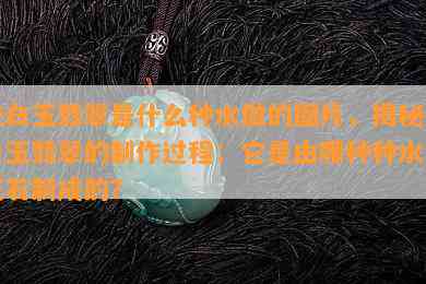 瓷白玉翡翠是什么种水做的图片，揭秘瓷白玉翡翠的制作过程：它是由哪种种水的玉石制成的？